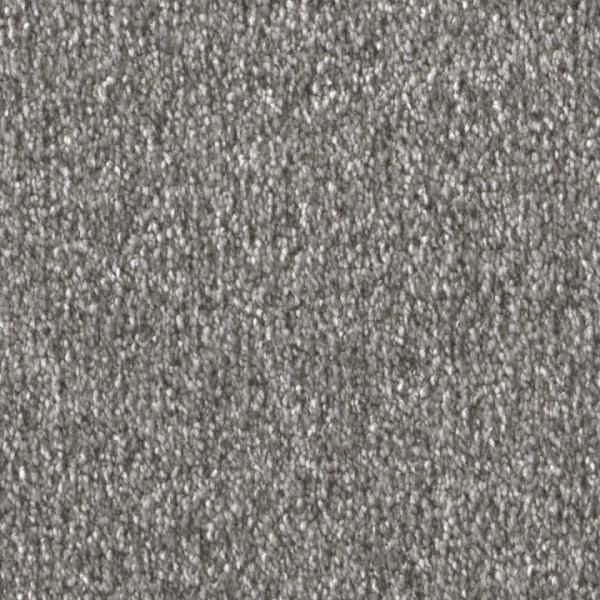 Draufsicht auf Vorwerk Celina 55A7 schmelz Teppichboden mit Preisschild 79,95 €/m²